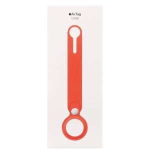 Apple AirTag Loop in electric orange